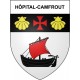 Stickers coat of arms Bazas adhesive sticker