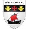 Hôpital-Camfrout 29 ville Stickers blason autocollant adhésif
