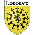 Île-de-Batz Sticker wappen, gelsenkirchen, augsburg, klebender aufkleber