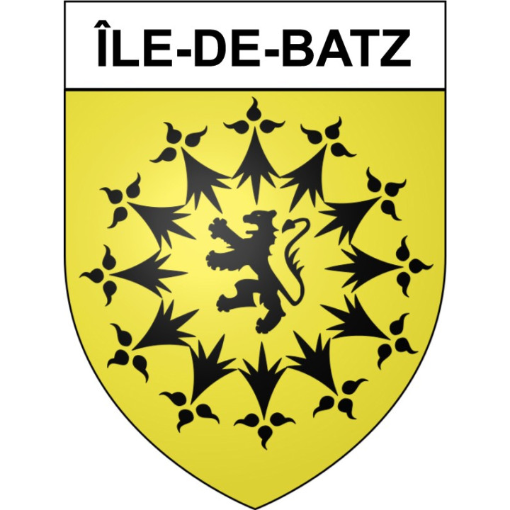 Île-de-Batz 29 ville Stickers blason autocollant adhésif