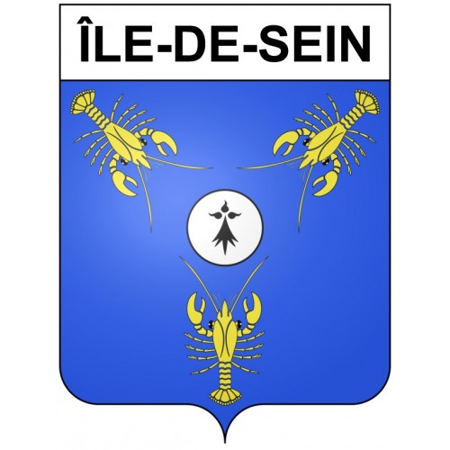 Île-de-Sein 29 ville Stickers blason autocollant adhésif