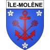 Île-Molène 29 ville Stickers blason autocollant adhésif