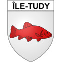 Île-Tudy 29 ville Stickers blason autocollant adhésif