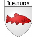 Île-Tudy 29 ville Stickers blason autocollant adhésif