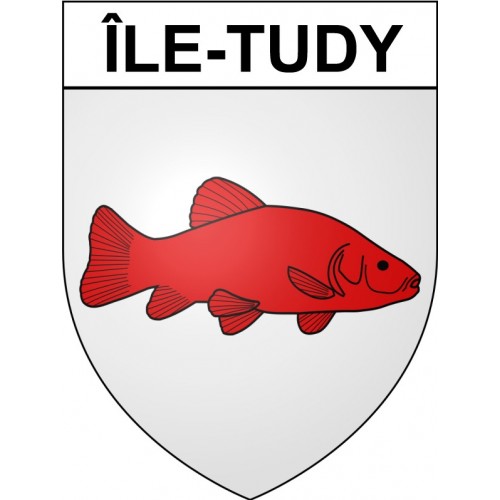 Île-Tudy 29 ville Stickers blason autocollant adhésif