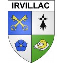Irvillac 29 ville Stickers blason autocollant adhésif
