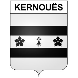 Kernouës 29 ville Stickers blason autocollant adhésif