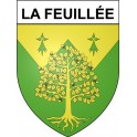 La Feuillée 29 ville Stickers blason autocollant adhésif