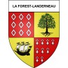 Stickers coat of arms Bazas adhesive sticker