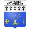 La Forêt-Fouesnant 29 ville Stickers blason autocollant adhésif