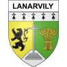 Lanarvily 29 ville Stickers blason autocollant adhésif