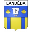 Landéda 29 ville Stickers blason autocollant adhésif