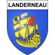 Landerneau 29 ville Stickers blason autocollant adhésif