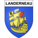 Landerneau 29 ville Stickers blason autocollant adhésif