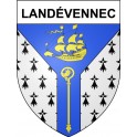 Landévennec 29 ville Stickers blason autocollant adhésif
