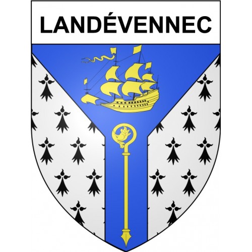 Landévennec 29 ville Stickers blason autocollant adhésif