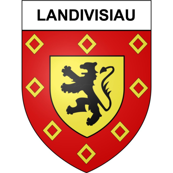 Landivisiau 29 ville Stickers blason autocollant adhésif