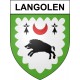 Langolen 29 ville Stickers blason autocollant adhésif