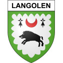 Bazas Sticker wappen, gelsenkirchen, augsburg, klebender aufkleber