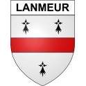 Lanmeur 29 ville Stickers blason autocollant adhésif