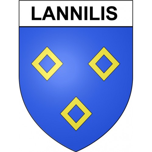 Pegatinas escudo de armas de Bazas adhesivo de la etiqueta engomada