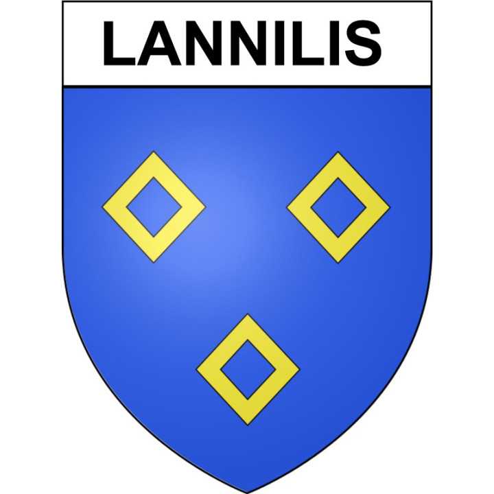 Lannilis 29 ville Stickers blason autocollant adhésif
