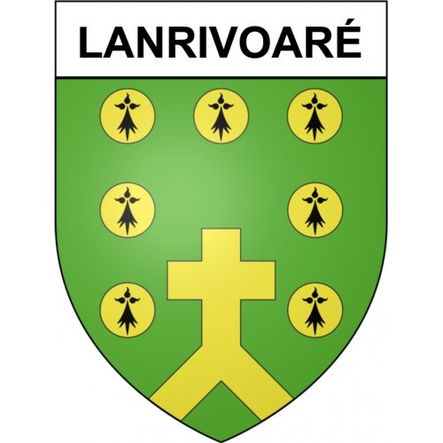 Lanrivoaré Sticker wappen, gelsenkirchen, augsburg, klebender aufkleber