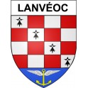Lanvéoc 29 ville Stickers blason autocollant adhésif