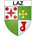Stickers coat of arms Bazas adhesive sticker