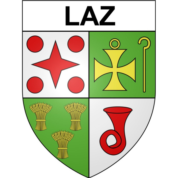 Laz 29 ville Stickers blason autocollant adhésif
