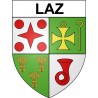 Stickers coat of arms Bazas adhesive sticker