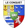 Le Conquet 29 ville Stickers blason autocollant adhésif