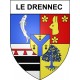 Le Drennec 29 ville Stickers blason autocollant adhésif