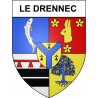 Stickers coat of arms Bazas adhesive sticker