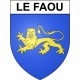 Le Faou 29 ville Stickers blason autocollant adhésif