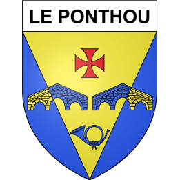 Stickers coat of arms Bazas adhesive sticker