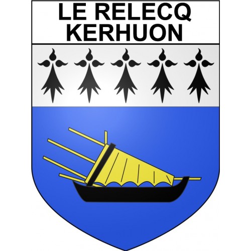 Le Relecq-Kerhuon 29 ville Stickers blason autocollant adhésif