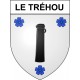 Le Tréhou 29 ville Stickers blason autocollant adhésif