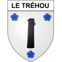 Le Tréhou 29 ville Stickers blason autocollant adhésif
