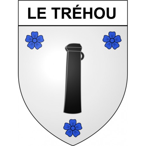 Le Tréhou 29 ville Stickers blason autocollant adhésif