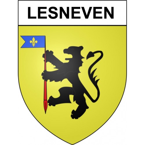 Lesneven 29 ville Stickers blason autocollant adhésif