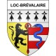 Loc-Brévalaire 29 ville Stickers blason autocollant adhésif