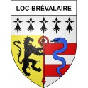 Loc-Brévalaire 29 ville Stickers blason autocollant adhésif
