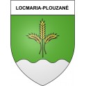 Locmaria-Plouzané Sticker wappen, gelsenkirchen, augsburg, klebender aufkleber