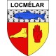 Locmélar 29 ville Stickers blason autocollant adhésif