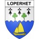 Stickers coat of arms Bazas adhesive sticker