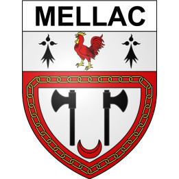 Stickers coat of arms Bazas adhesive sticker