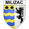 Milizac 29 ville Stickers blason autocollant adhésif