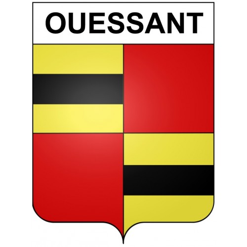 Ouessant 29 ville Stickers blason autocollant adhésif