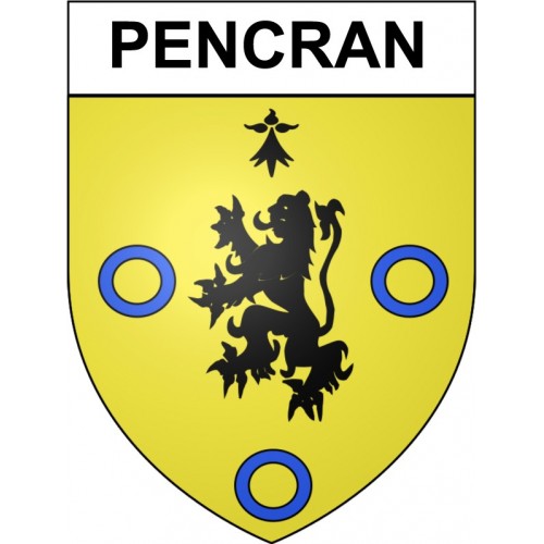 Pencran 29 ville Stickers blason autocollant adhésif